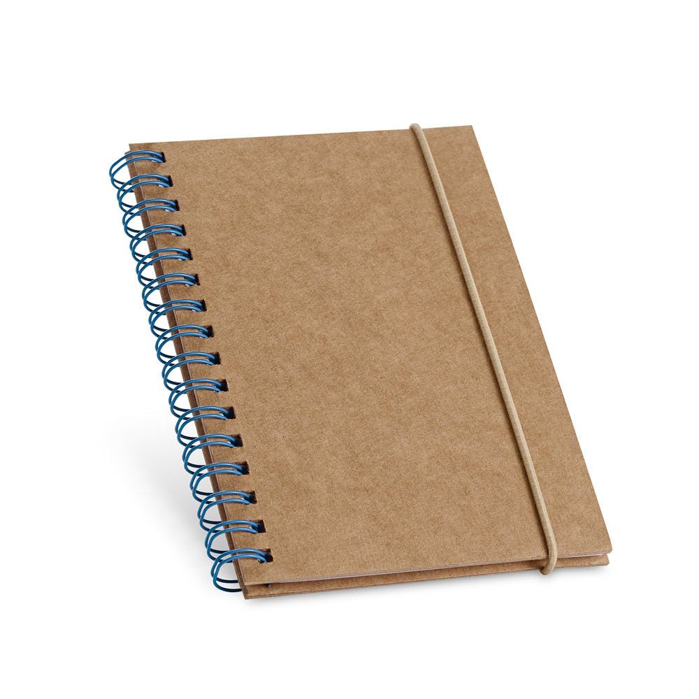 Bloc-notes publicitaire en carton Bleu clair